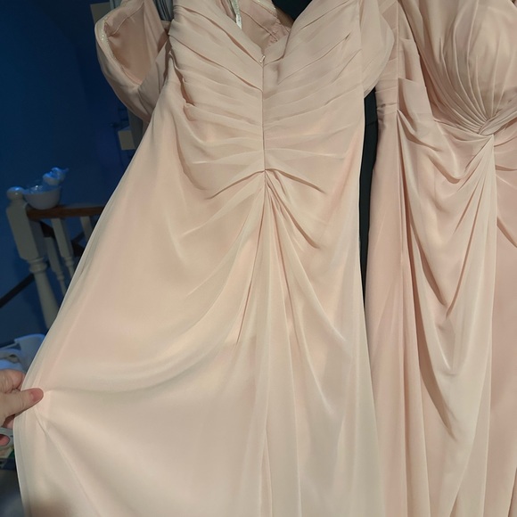Bill Levkoff Blush Pink Maxi Dress - Picture 2 of 6